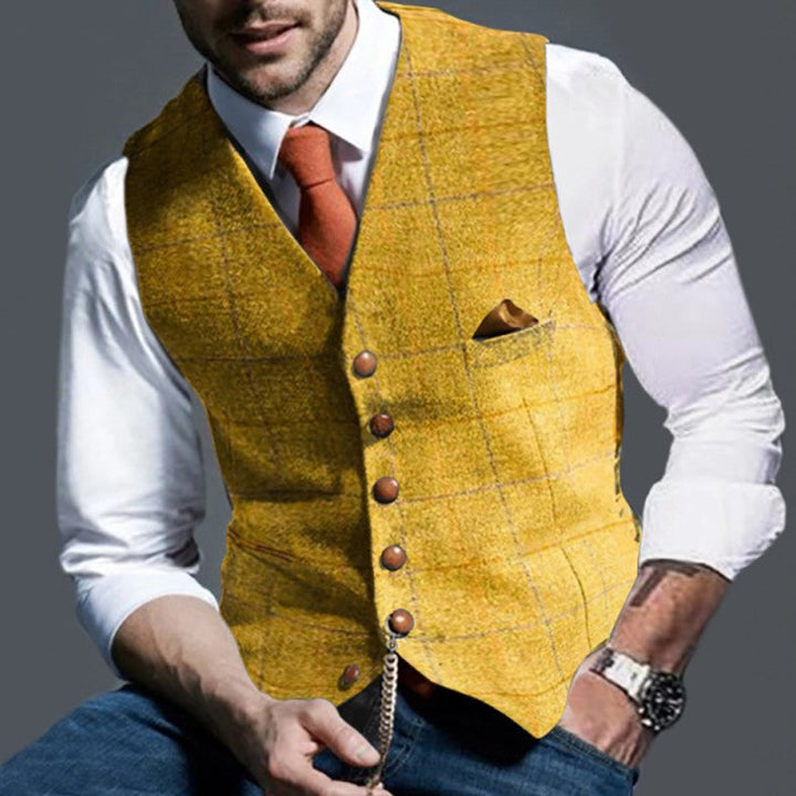 Finlo - Formal Checkered Vest