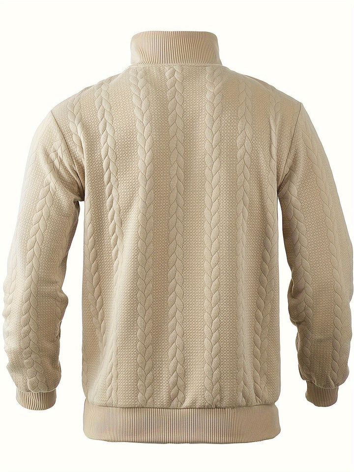 Dylan - Vintage Men's Zip Sweater